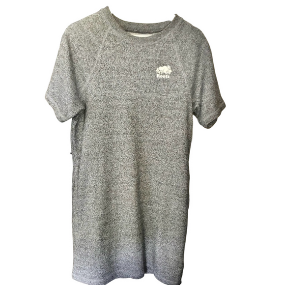 Roots Dresses & Skirts - Roots Heather Gray Tee Dress with Pockets